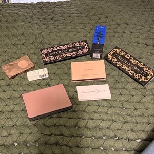 Lovecraft Beauty Black & Pink Eyeshadow Palettes + Mixed Makeup Lot